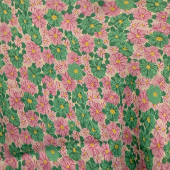 NWOT Zara Women's Floral Green and Pink Skirt Size Large. - Picture 4 of 8